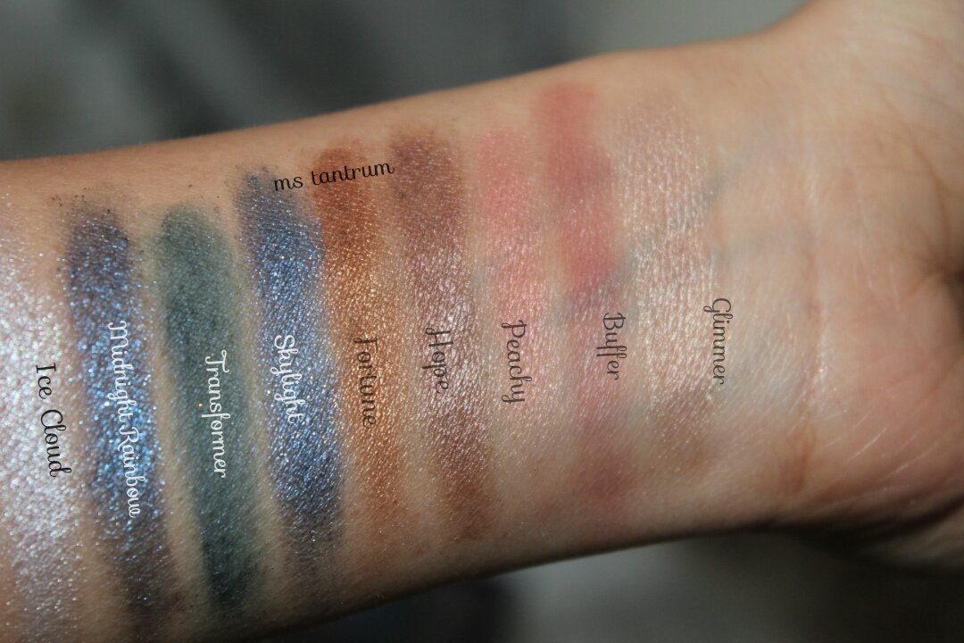 Fortune favours the brave swatches
