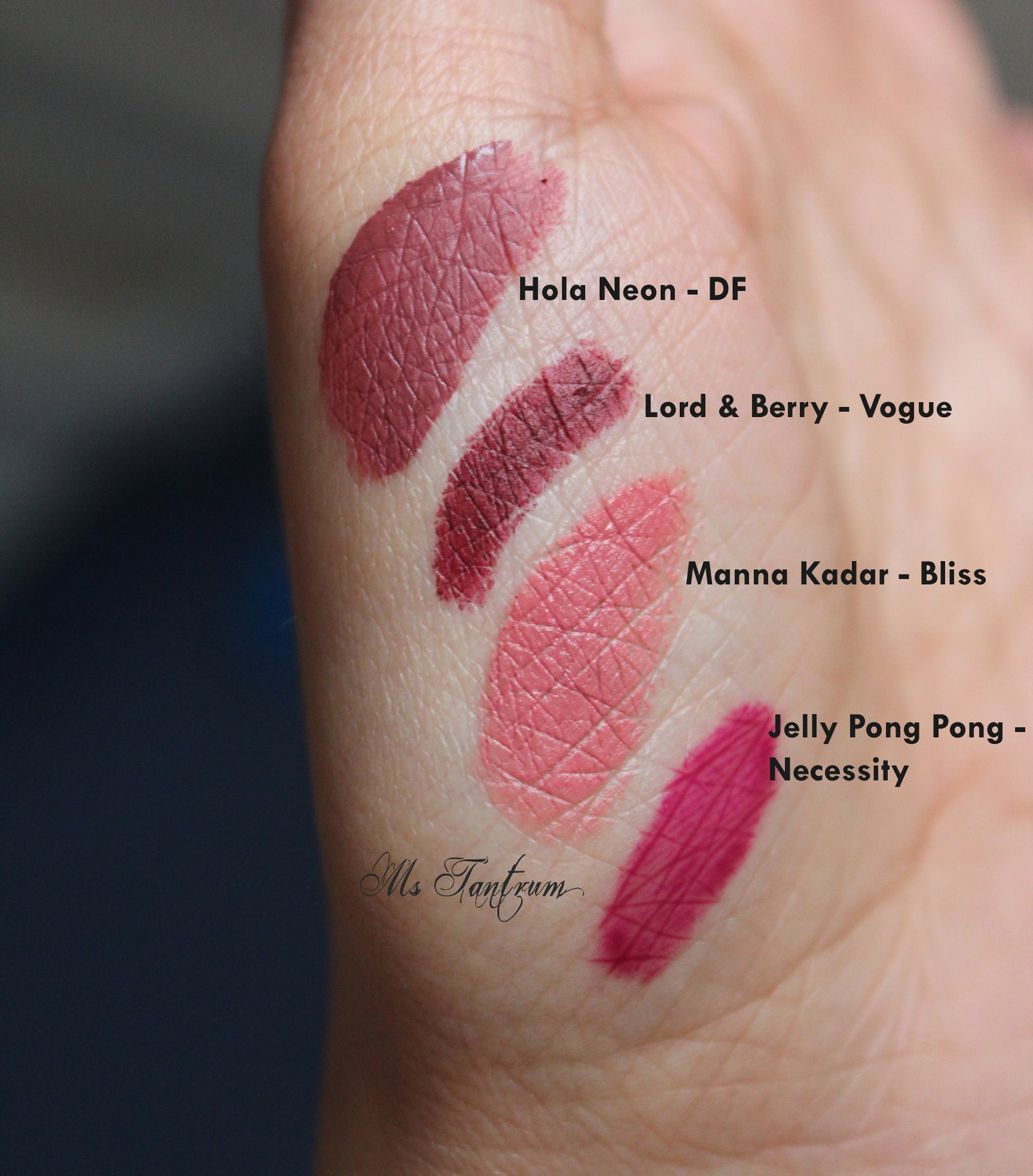 Lip Monthly January Bag Swatches