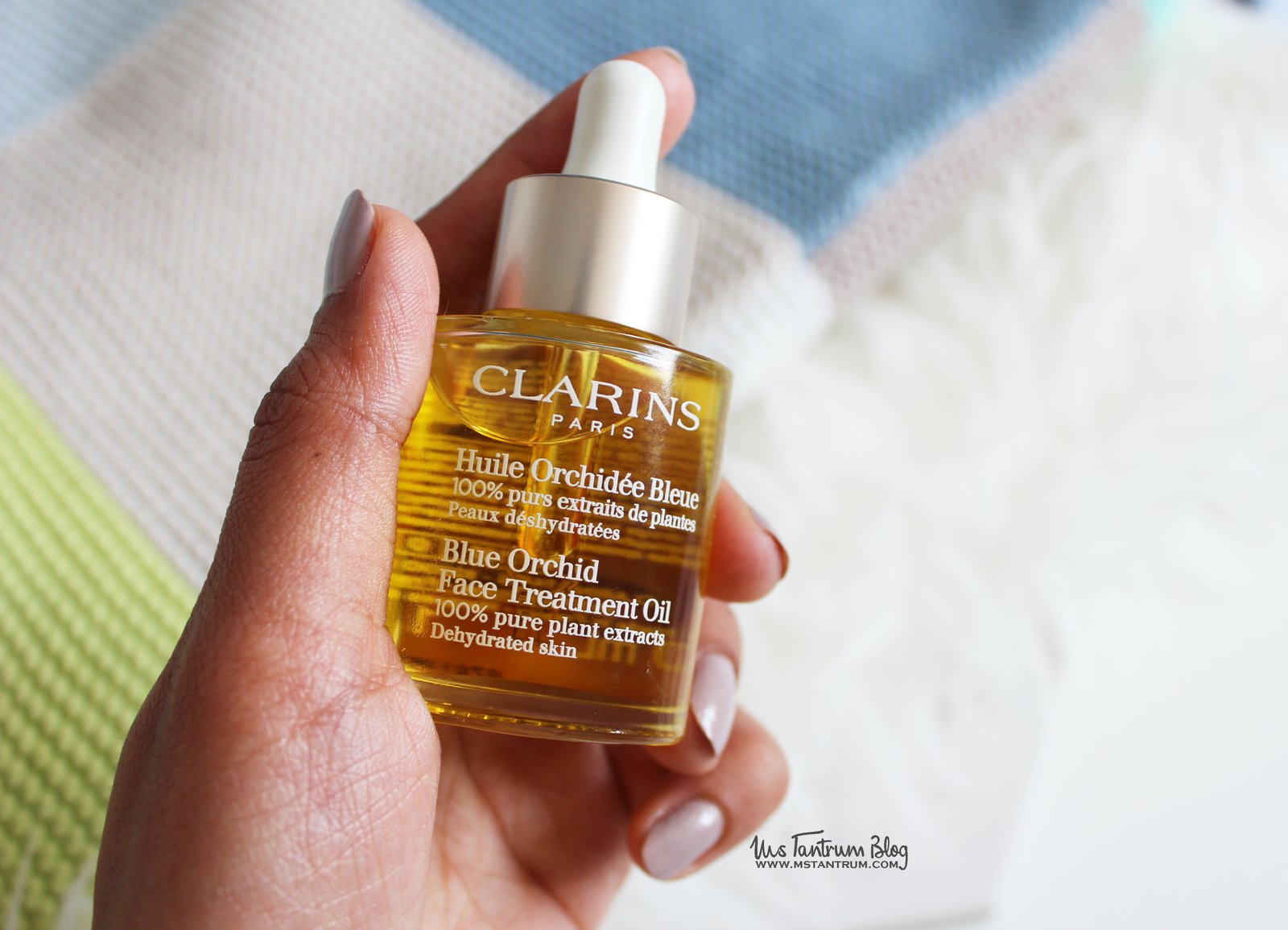 Clarins Blue Orchid Treatment Oil Review