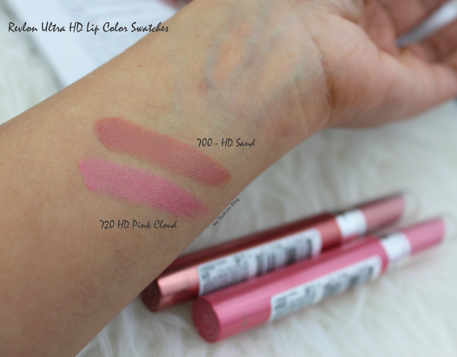 Revlon Ultra HD lip color swatches