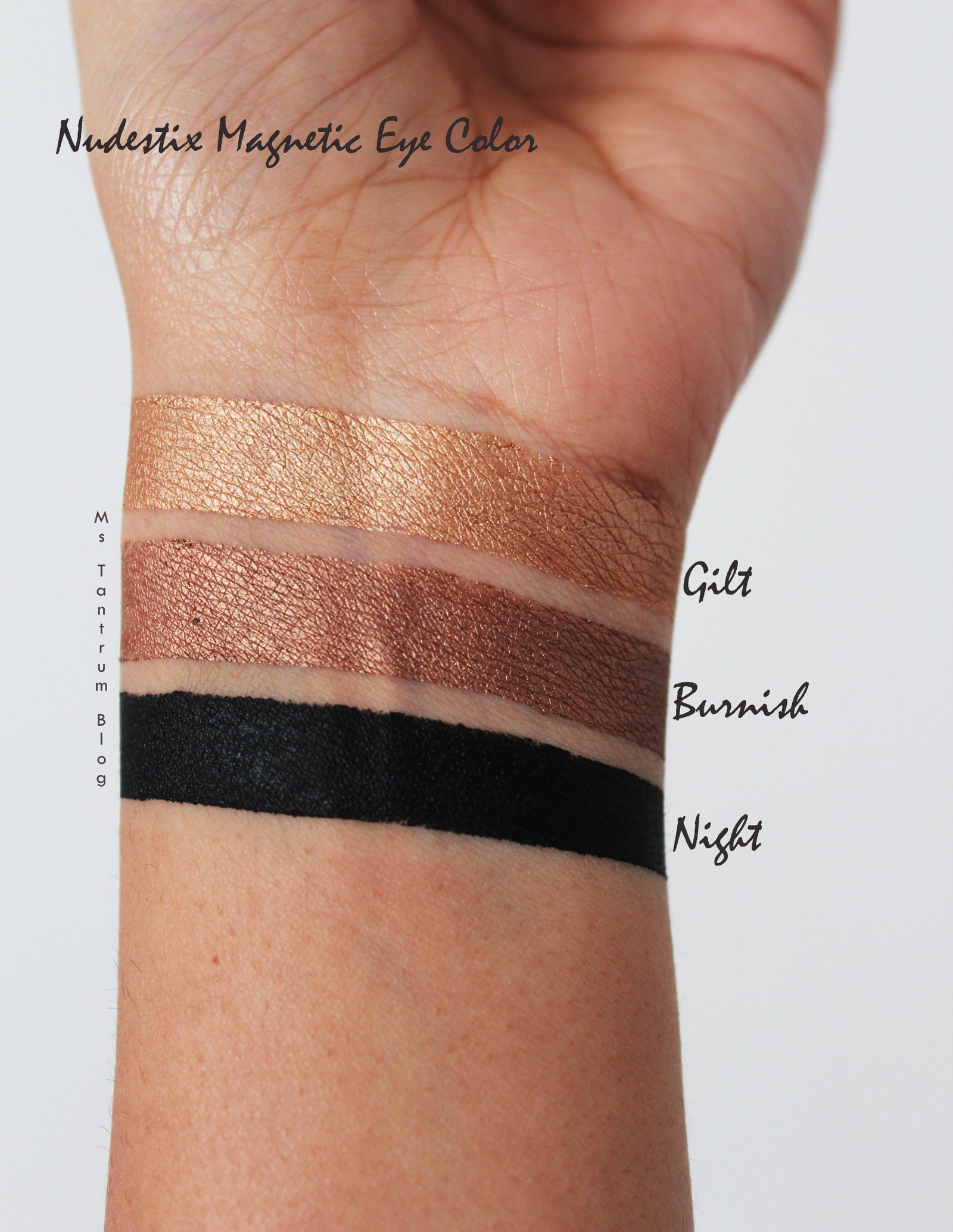 Nudestix Magnetic Eye Color Swatches - Ms Tantrum Blog