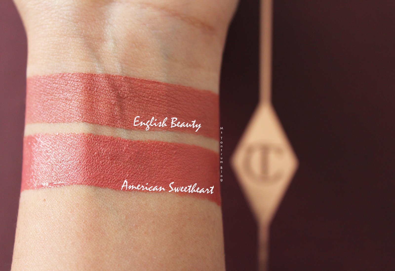 Charlotte Tilbury English Beauty & American Sweetheart Lipsticks - Ms Tantrum Blog