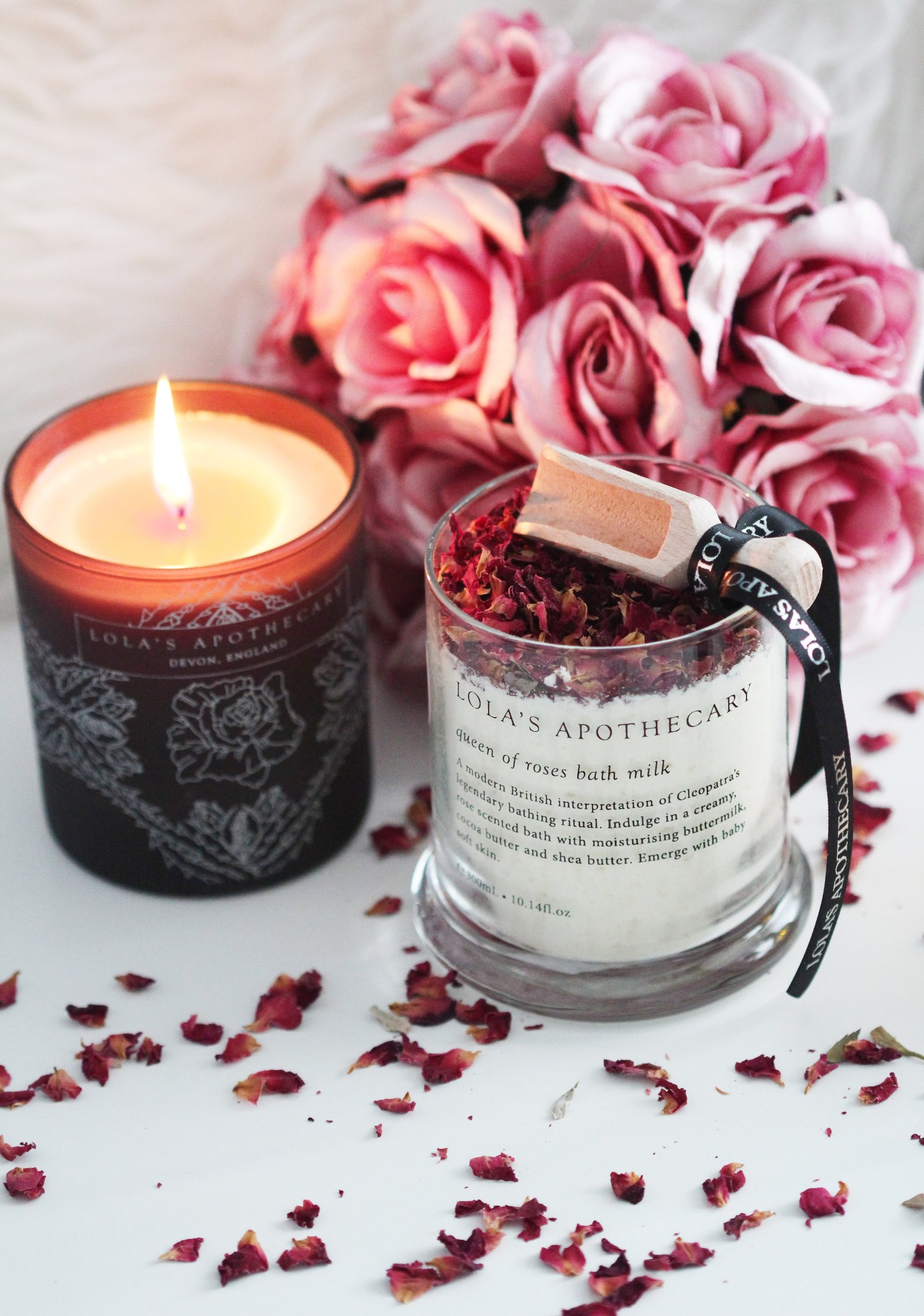 Lola's Apothecary Queen of Roses Bath Milk - Ms Tantrum Blog