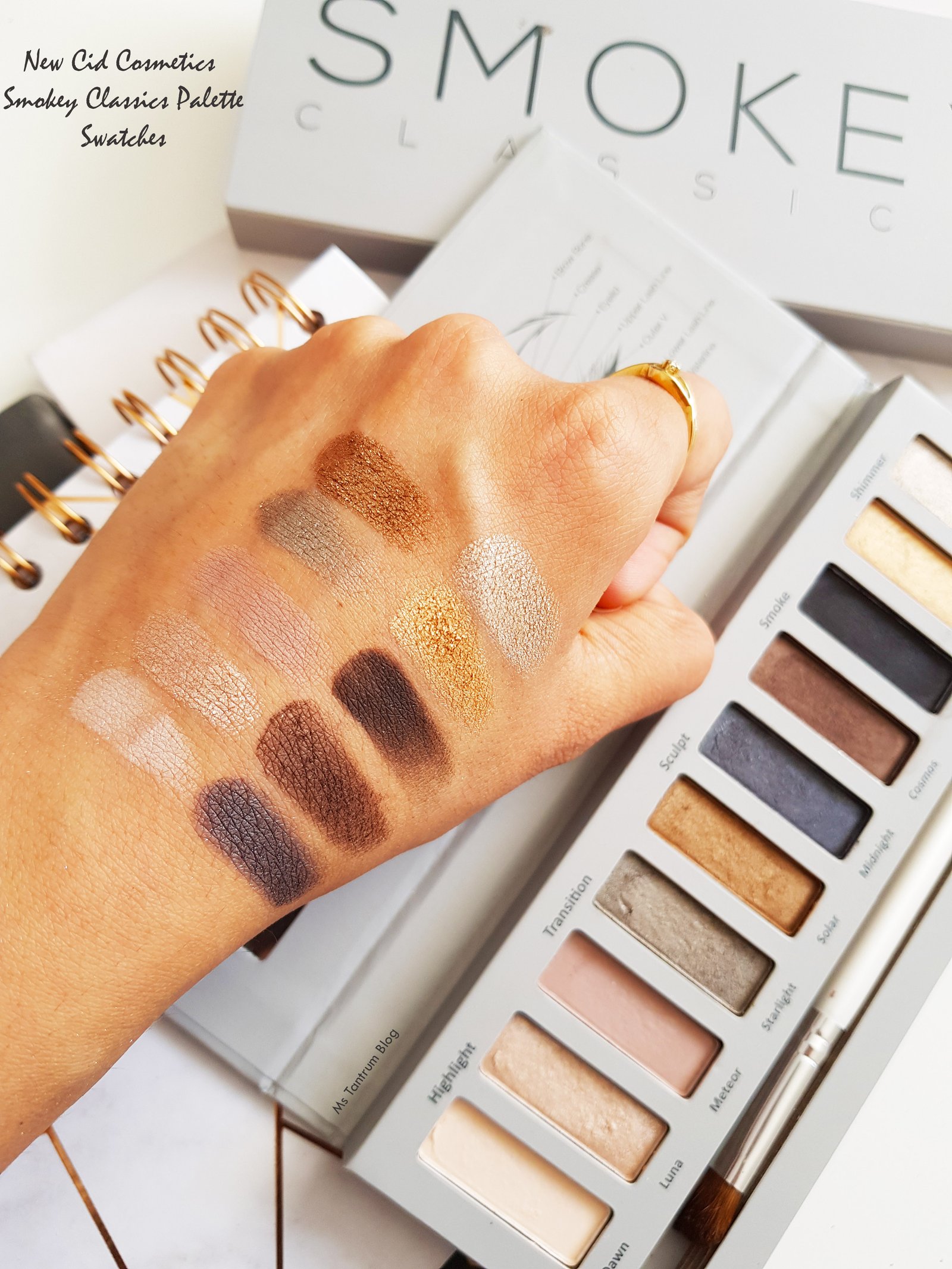 New Cid Smokey Classics Palette Swatches - Ms Tantrum Blog