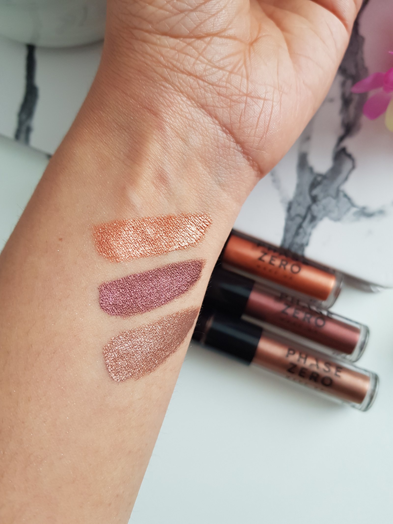 Phase Zero Metal Veil EYeshadow swatches - Ms Tantrum Blog