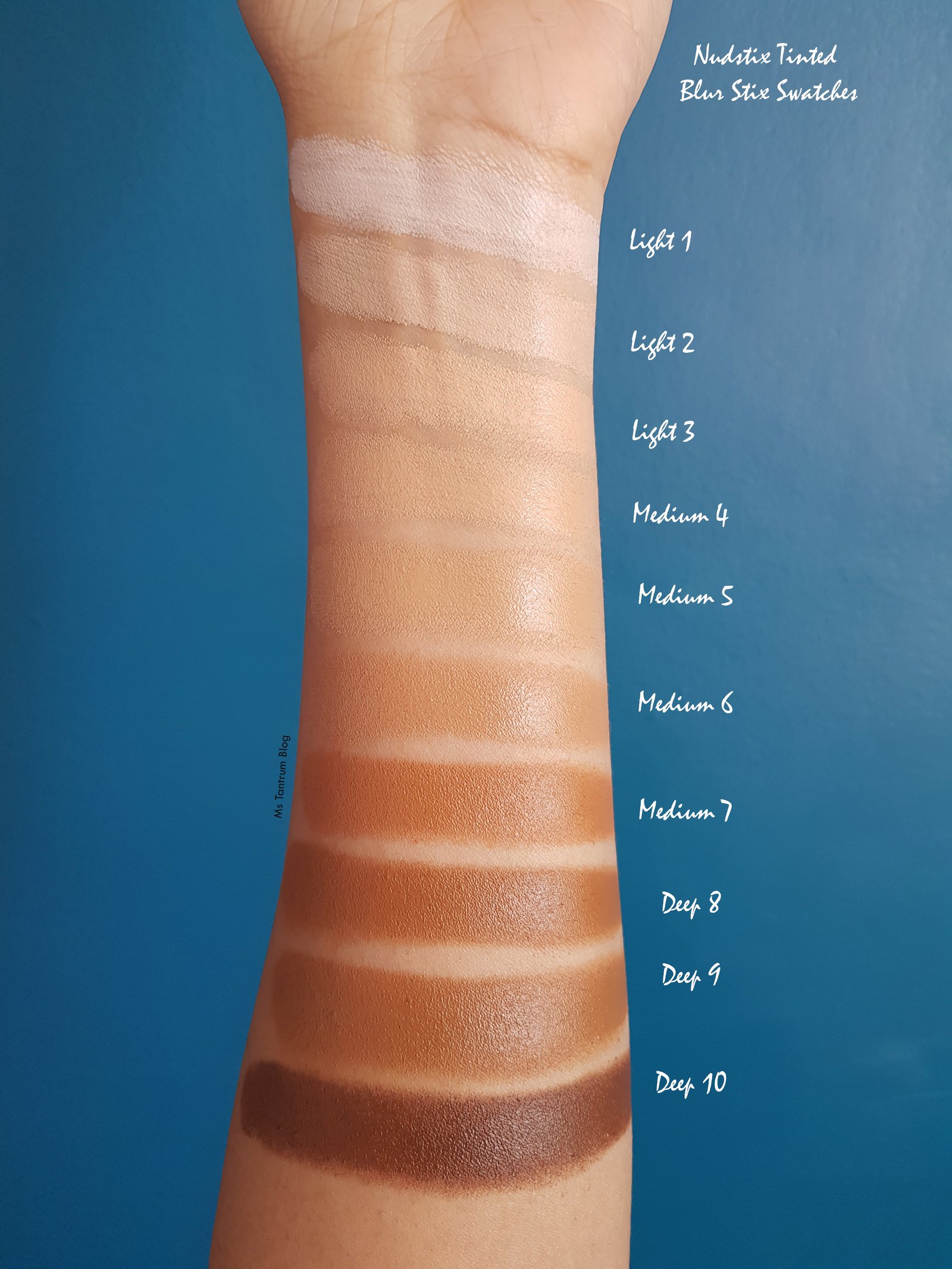 Nudestix Tinted Blur Stix review + Swatches