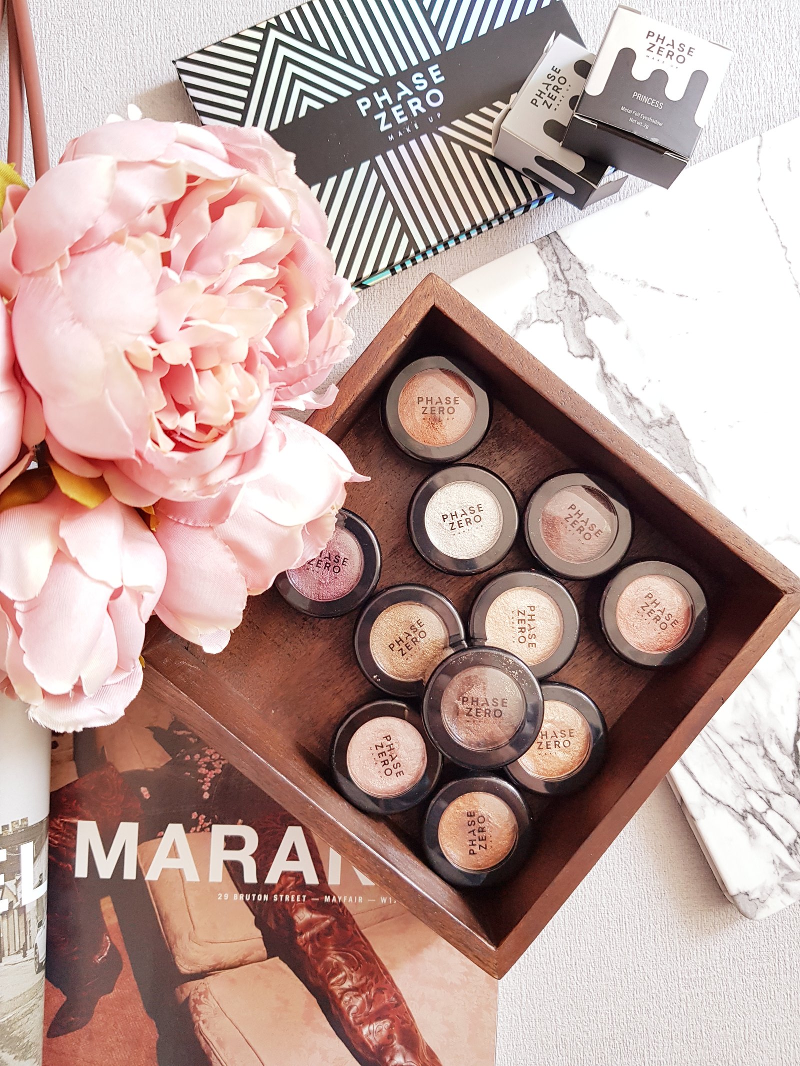 Phase Zero Makeup Metal Foil Eyeshadows review and swatches - Ms Tantrum Blog