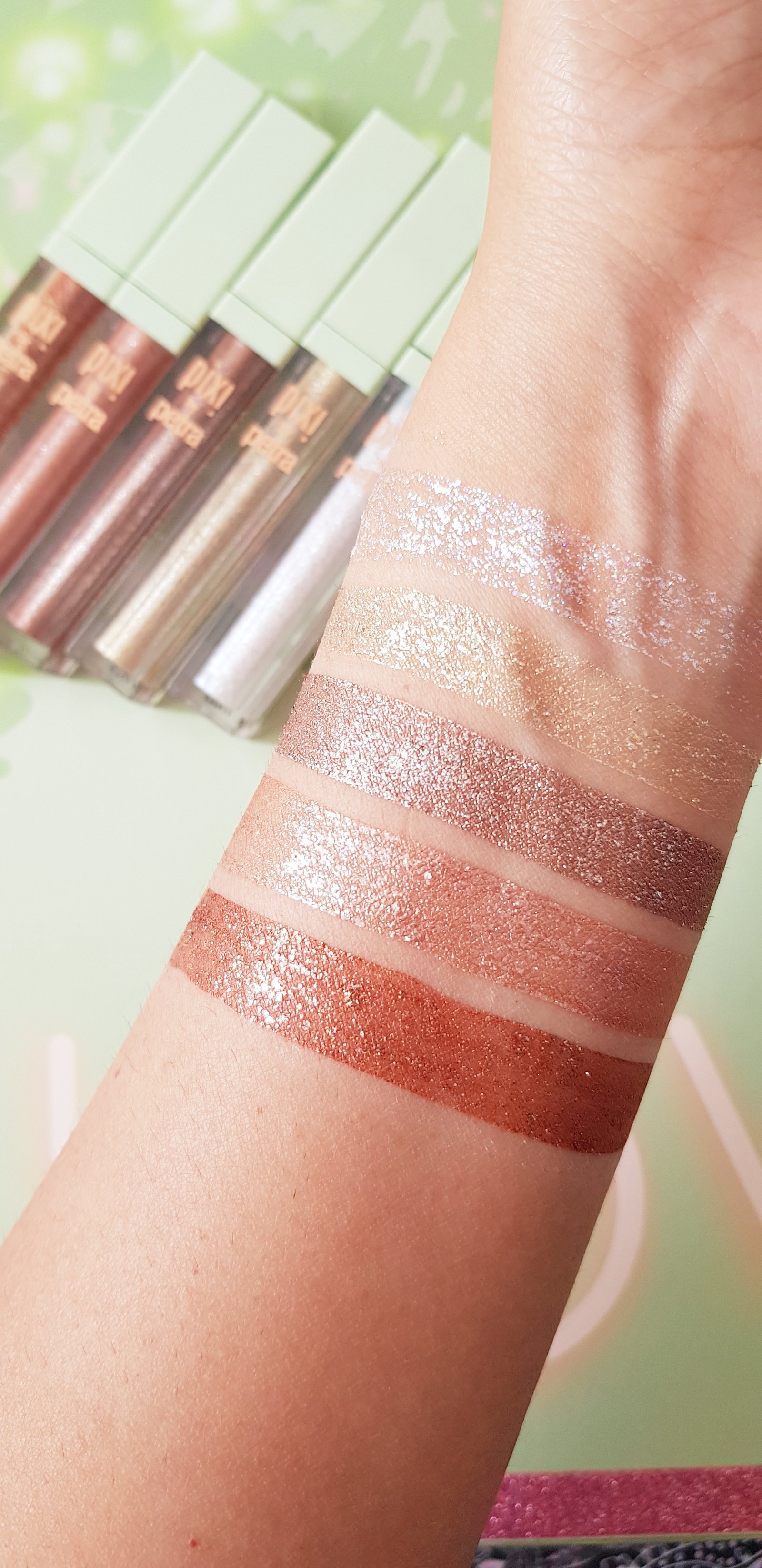 Pixi Beauty Liquid Fairy Lights Swatches - Ms Tantrum Blog