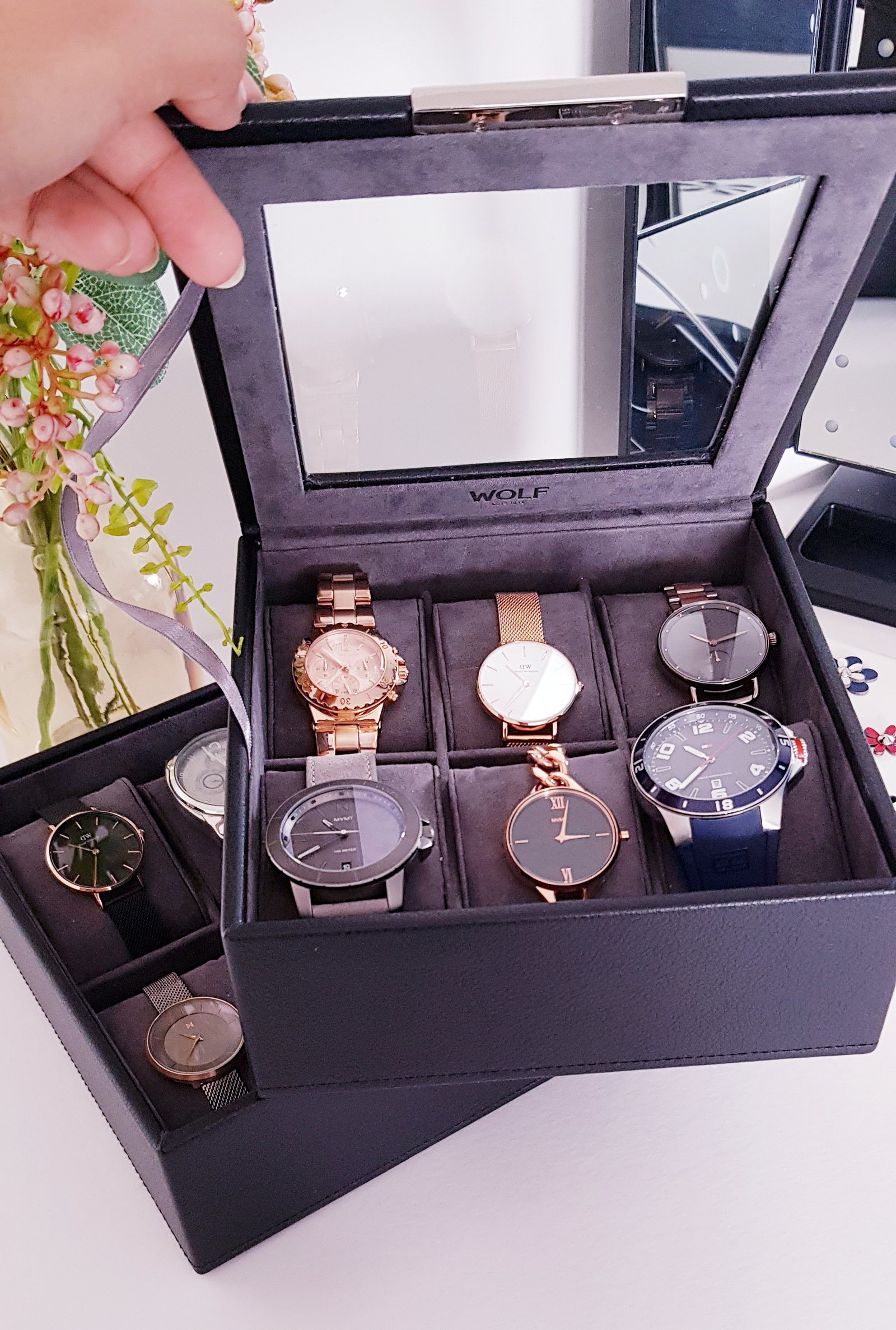 Wolf 1834 Stackable Watch tray - Ms Tantrum Blog