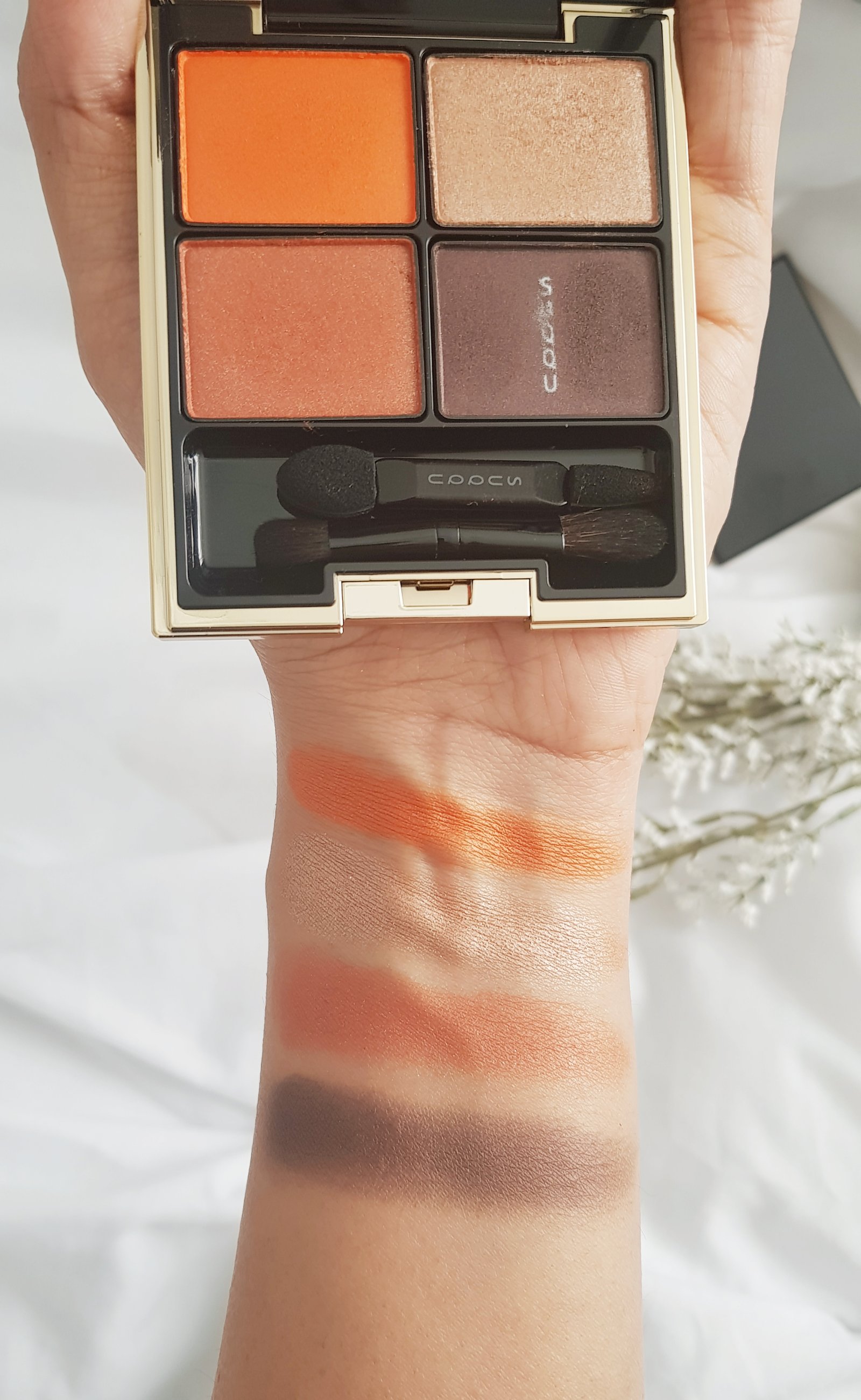 Suqqu Interstellar Eye Palette 2018 - 122 HANARYUUSEI . Read more at https://www.mstantrum.com