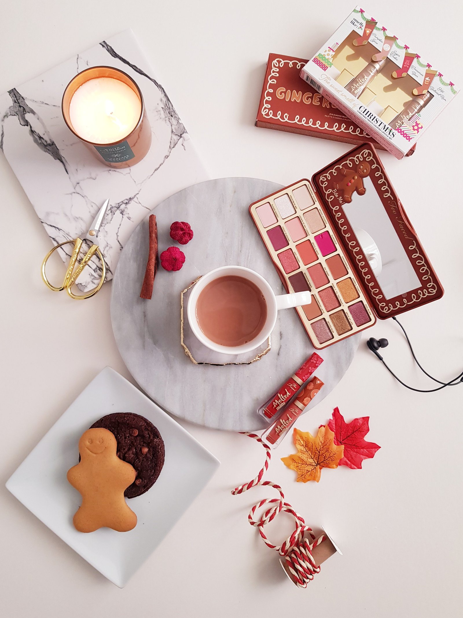 Beauty Flatlay, Christmas gifts - Ms Tantrum Blog