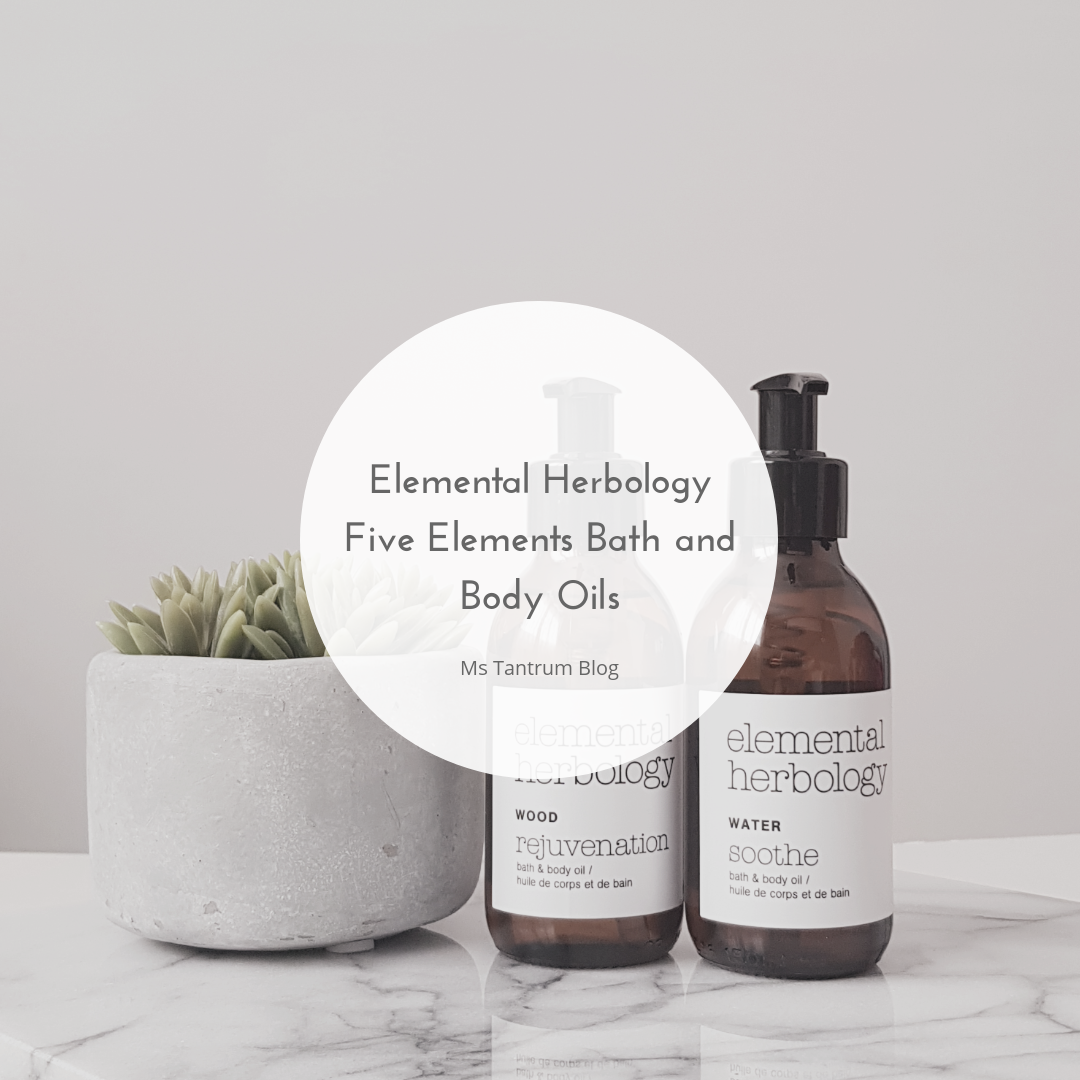 Elemental Herbology five elements bath and body oils