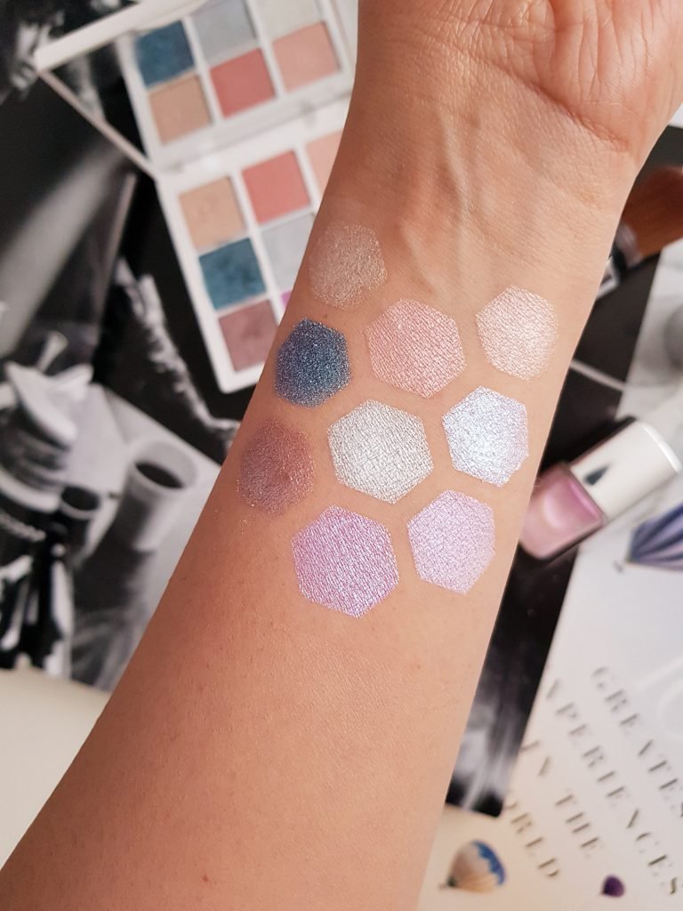 Chantecaille's Polar Ice palette Swatches - Ms Tantrum Blog