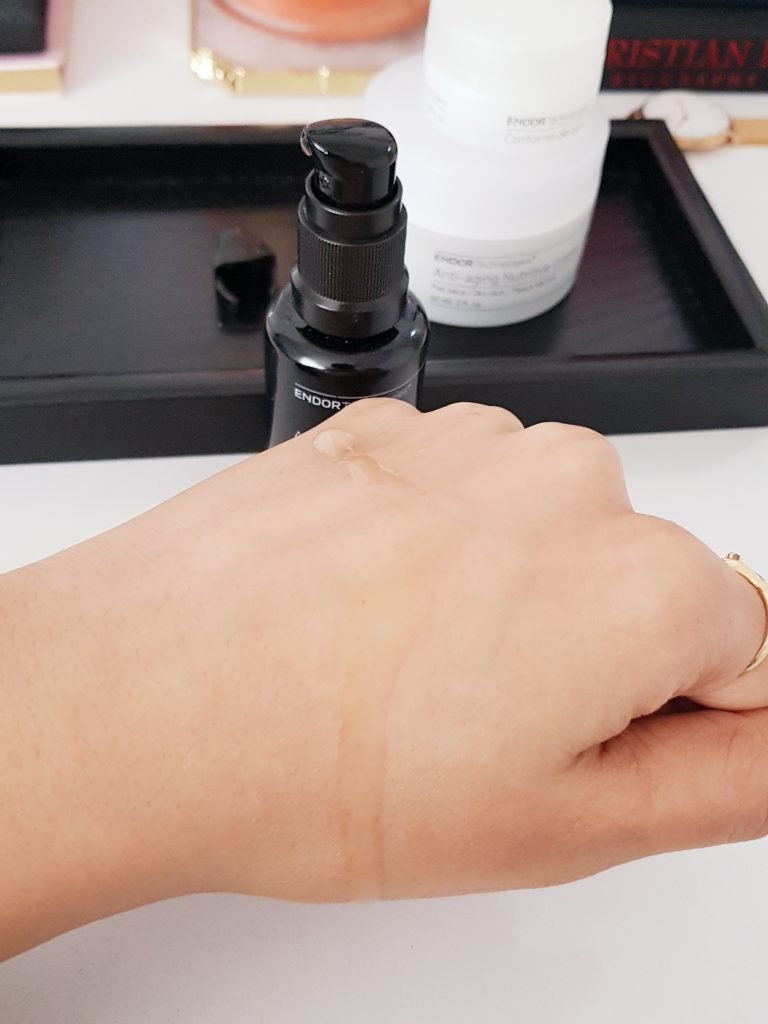 Elenzia's Endor Technologies skincare - Anti aging serum
