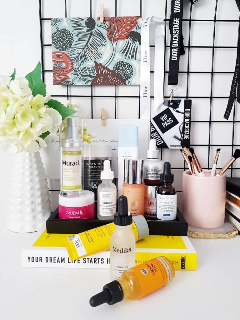 Hyaluronic Acid - Ms Tantrum Blog Drunk Elephant B Hydra Intensive serum, Clinique Moisture surge, Caudalie vinosourse S.O.S. treatment, DayTox Hydrating H serum, Medik 8 Hydr8 B5 , Zinc + COllagen - Ms Tantrum Blog - Ingenius Collagen+, Vitamin C Serums, DayTox Vitamin C serum, Omorovicza daily vitamin C, Ren Mineral clean spf, Skinceuticals Phloretin CF, Vitamin A - Retinol - Murad Retinol Youth Renewal serum, The Ordinary Retinoid, Strivectin Retinol Night Oil