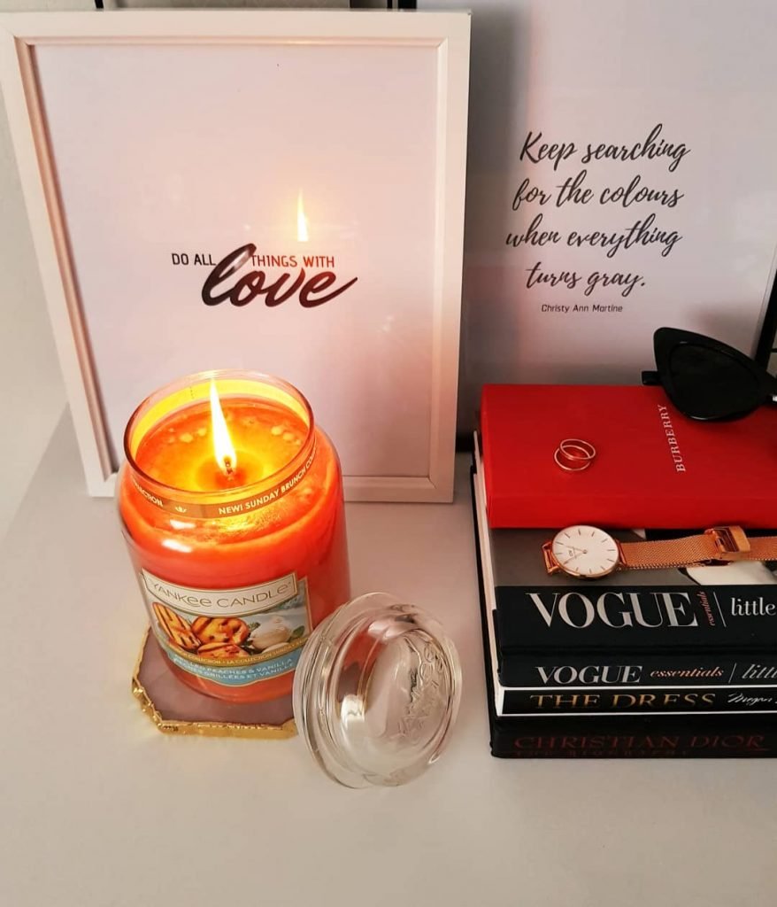 Yankee Candles - Grilled peaches candle