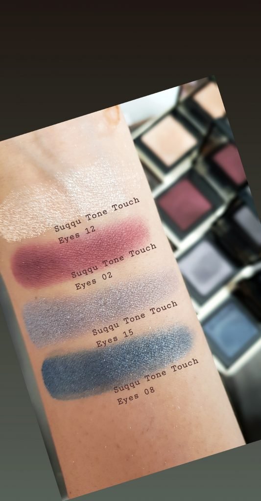 SUQQU Tone Touch Eyes Swatches