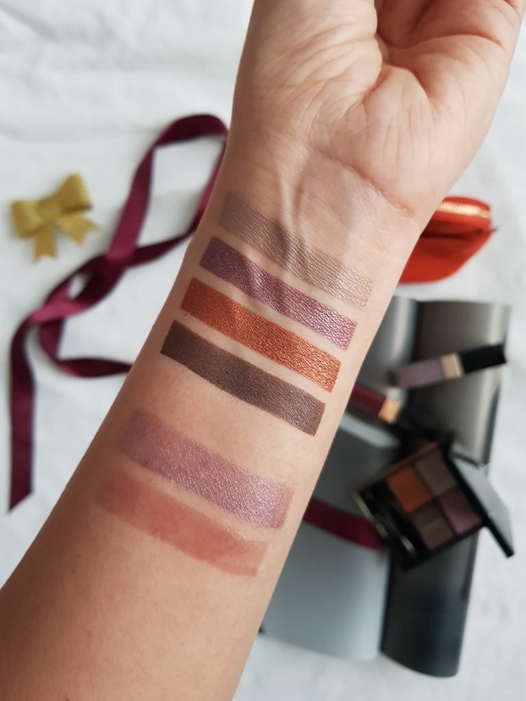 SUQQU Holiday Makeup Kits 2019 Swatches - Ms Tantrum Blog