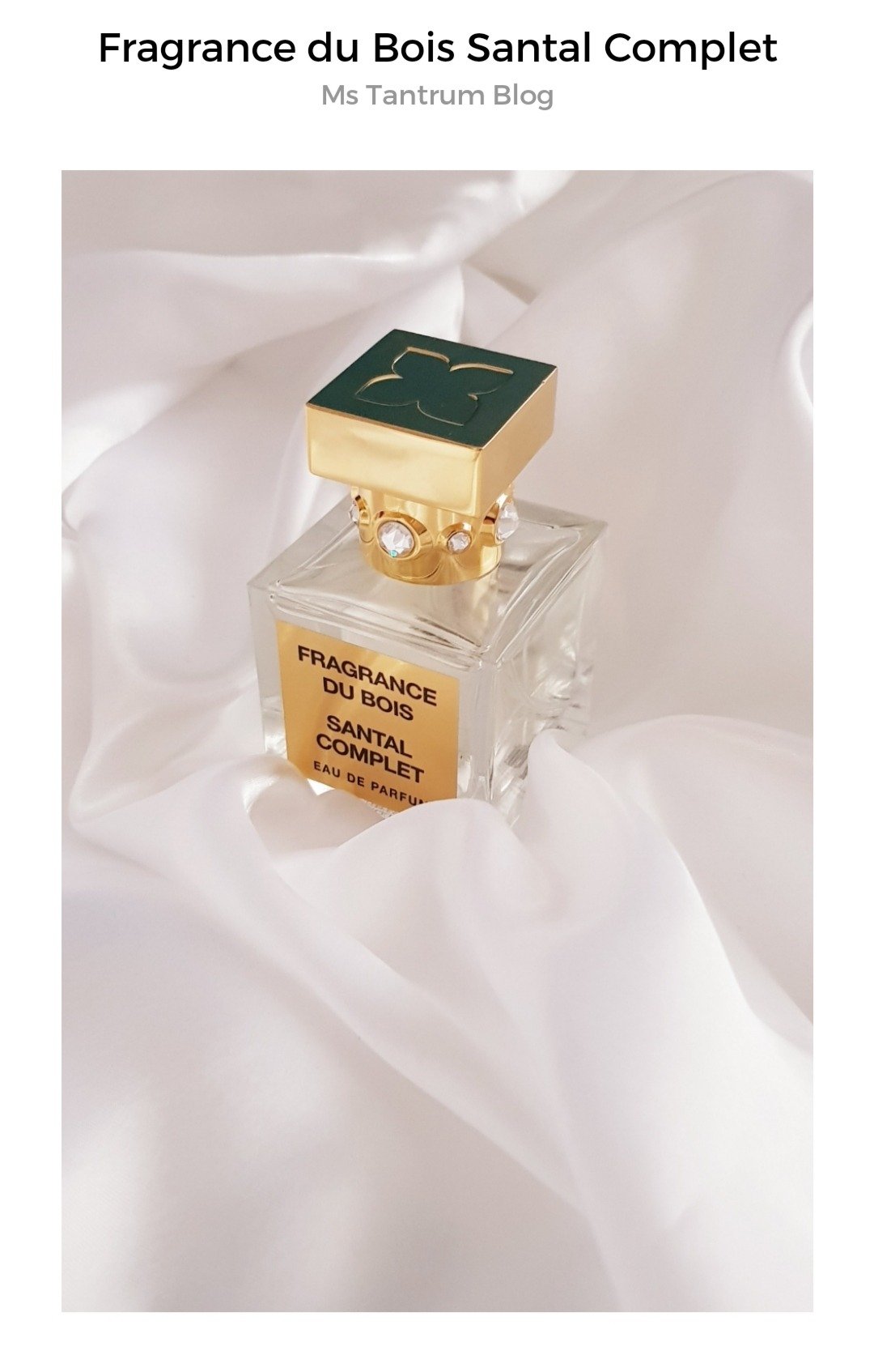 santal complet eau de parfum by fragrance du bois