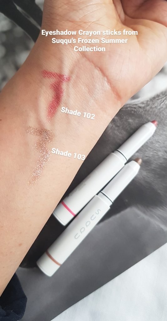 Swatches of Suqqu Beauty's Frozen Summer Collection 2020 - Ms Tantrum Blog