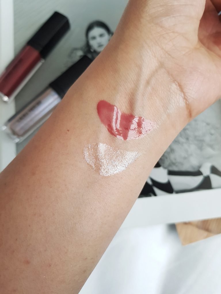 Laura Mercier Lip Glace Swatches - Granada Rose, Mirage | Ms Tantrum Blog