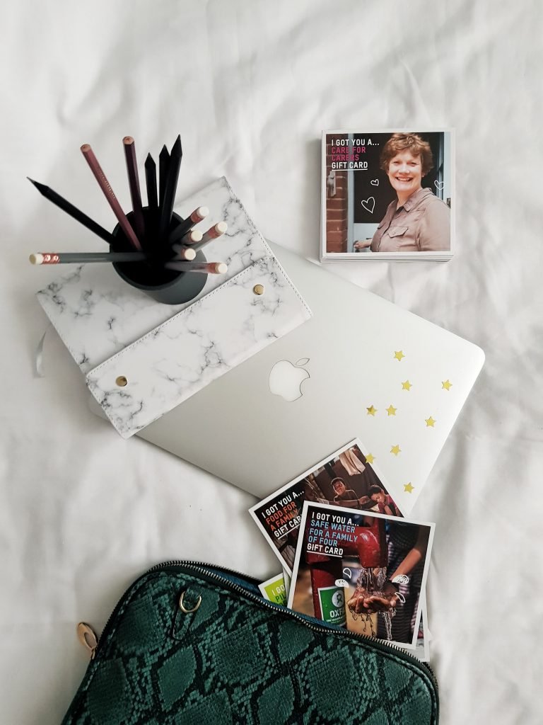 Oxfam charitable gift cards